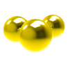 BILLES WALTHER PREMIUM BB GOLD STEEL CAL 4.5 MM 0.36G X3000