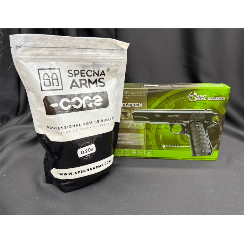 PISTOLET - "COMBAT ZONE 19ELEVEN" - Cal BBS 6MM