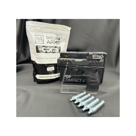 Umarex-Pistolet Walther Pdp Compact 4 Combo RDS 8 BBS 6MM CO2 Blowback