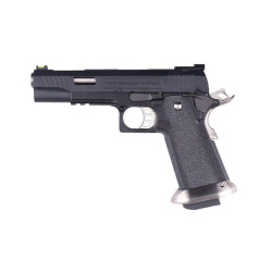 PISTOLET 6MM GAZ HI-CAPA 5.1 WET REX LONG NOIR - Airsoft