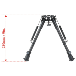 BIPIED 9-13.5 CARBON GRENADIERE RAIL WEAVER PIEDS RETRACTABLES 6N