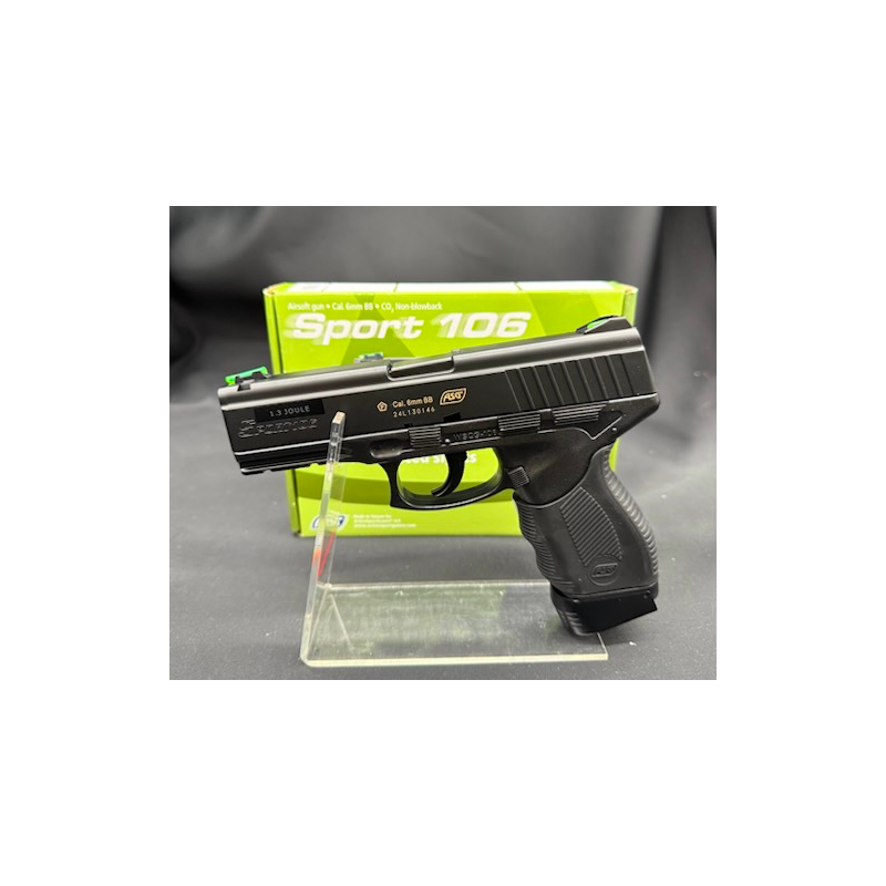 PISTOLET 6MM SPORT 106 RESSORT NOIR - AIRSOFT