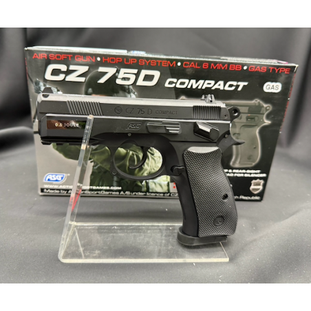 ASG  - PISTOLET 6MM CZ 75D COMPACT GAZ