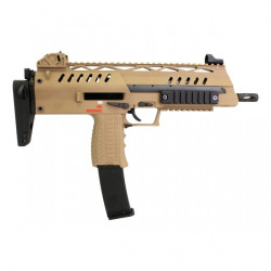 PISTOLET 6MM GAZ SMG 8 TAN - AIRSOFT