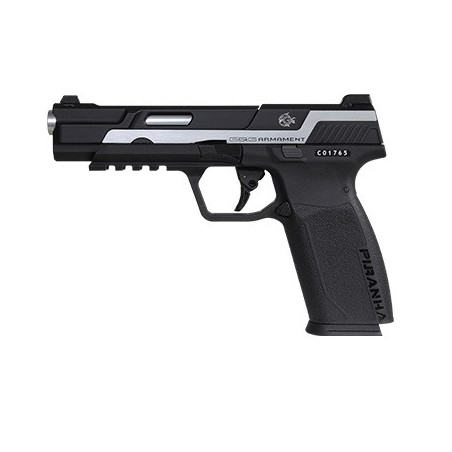 PISTOLET 6MM PIRANHA MK I SILVER - AIRSOFT