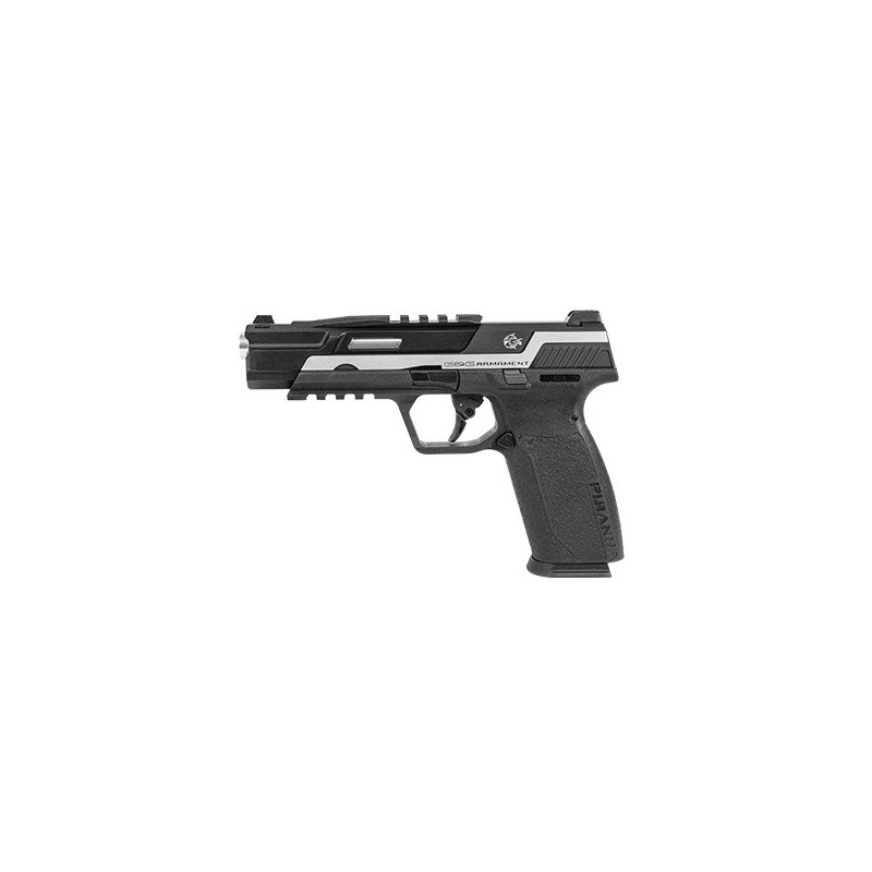 PISTOLET 6MM PIRANHA TR SILVER - AIRSOFT