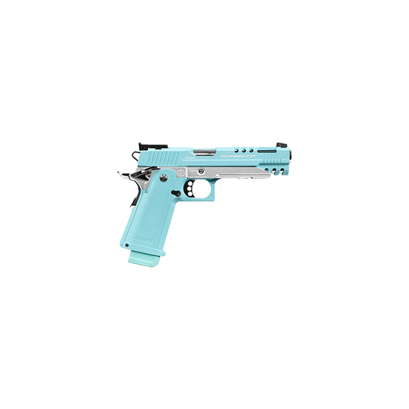 PISTOLET 6MM GPM1911 MACARON BLUE GAZ - AIRSOFT