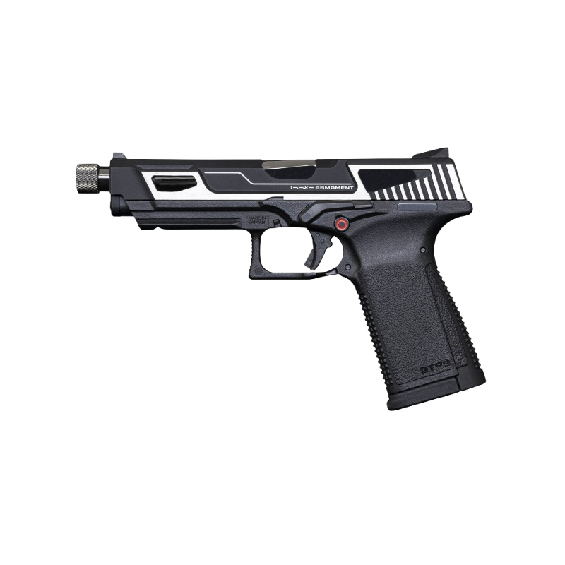 PISTOLET 6MM GTP9 MS SILVER GAZ - AIRSOFT