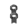 COLLIERS 30MM PICATINNY HAUT 38MM