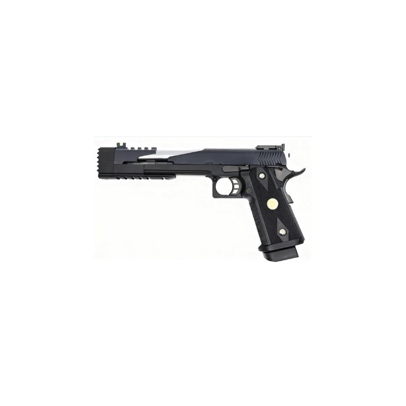 PISTOLET 6MM GAZ 7 DRAGON B NOIR - AIRSOFT