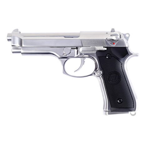 PISTOLET 6MM GAZ M9 SILVER - AIRSOFT