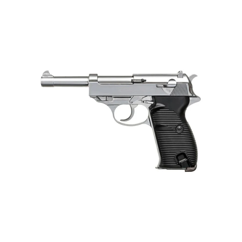 PISTOLET 6MM GAZ CP38 L SILVER - AIRSOFT