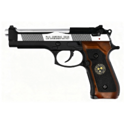 PISTOLET 6MM GAZ M9 BIOHAZARD 2T - AIRSOFT
