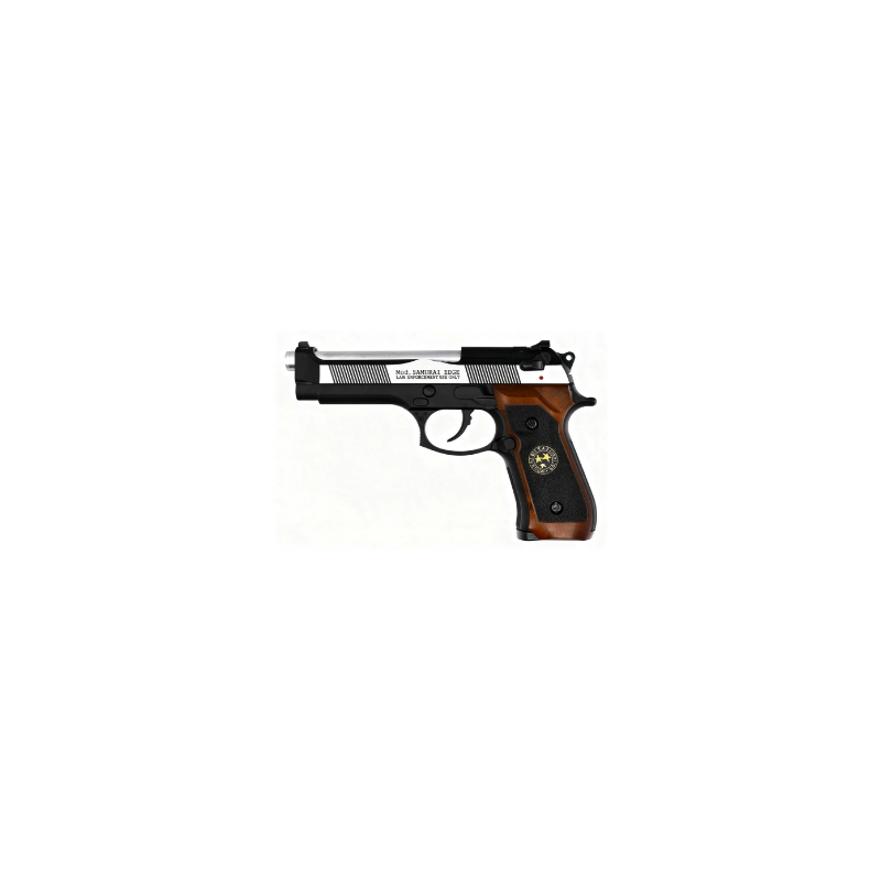 PISTOLET 6MM GAZ M9 BIOHAZARD 2T - AIRSOFT