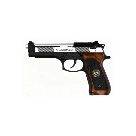 PISTOLET 6MM GAZ M9 BIOHAZARD 2T - AIRSOFT
