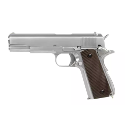PISTOLET 6MM GAZ 1911 SILVER - AIRSOFT