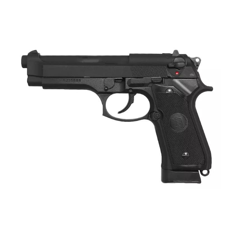 PISTOLET 6MM KJM9 VE C02 METAL NOIR - AIRSOFT