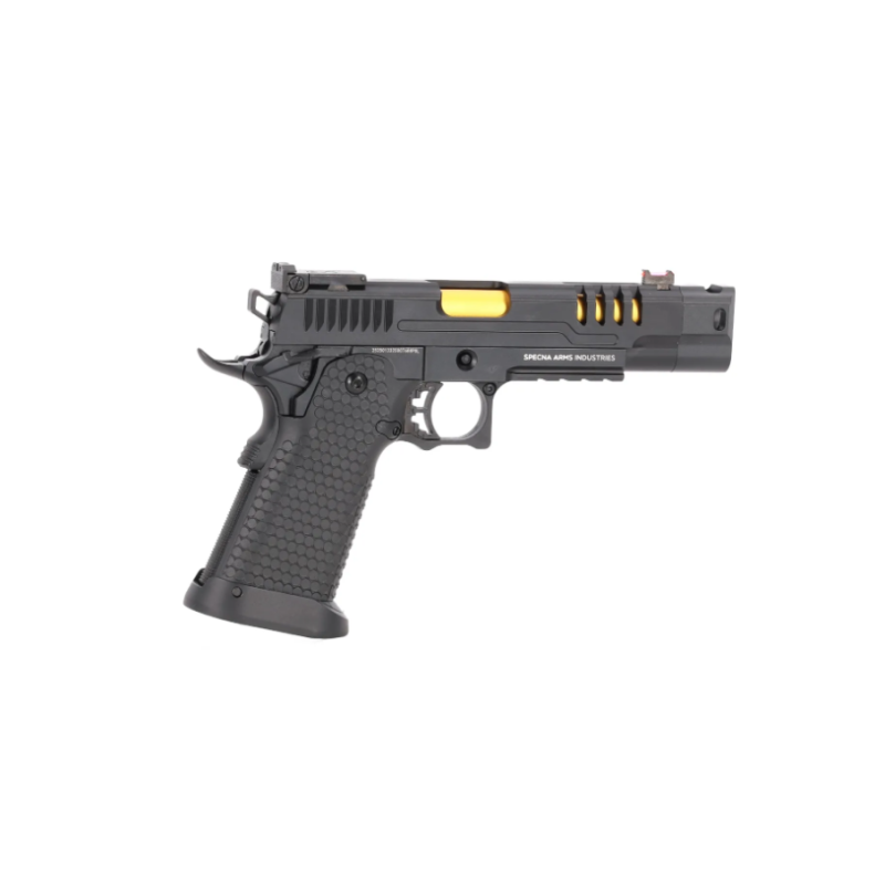 PISTOLET 6MM SA-VGP23 VAPOR OPTIC READY BLACK AND GOLD - AIRSOFT