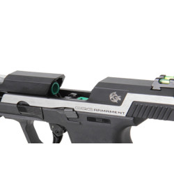 PISTOLET 6MM PIRANHA SL SILVER - AIRSOFT