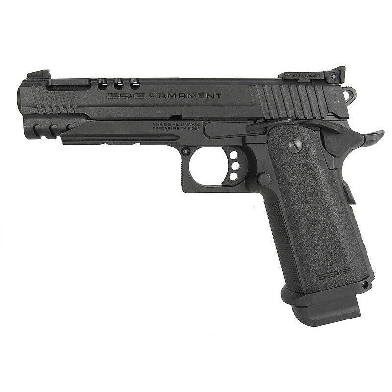 PISTOLET 6MM GPM 1911 CP - BLACK TIP - AIRSOFT