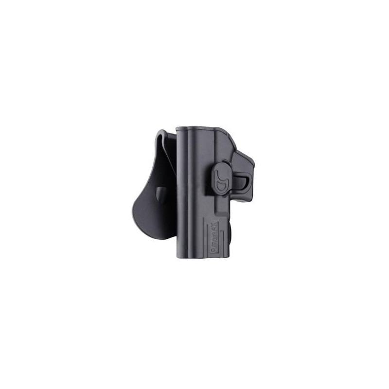 HOLSTER RIGIDE AMOMAX G2 GAUCHER GLOCK NOIR