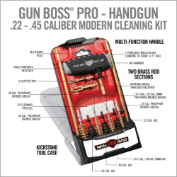 KIT DE NETTOYAGE POUR ARMES DE POING - GUN BOSS PRO