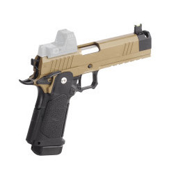 Pistolet ARCTURUS TEMPEST 4.3'' HI-CAPA GBB DG™ DUTY GRADE BLK/TAN OPTIC READY -AIRSOFT