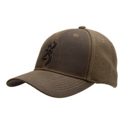 CASQUETTE ELITE WAX BROWN