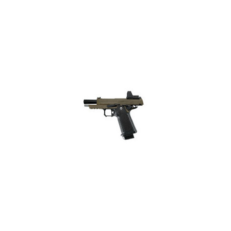 ARCTURUS PISTOLET GBB AIRSOFT VANGUARD 4.3'' RDS BLK/TAN