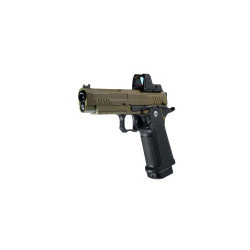 ARCTURUS PISTOLET GBB AIRSOFT VANGUARD 4.3'' RDS BLK/TAN