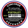 BOÎTE DE 25 CARTOUCHES CAL. 9 MM PAK À BLANC
