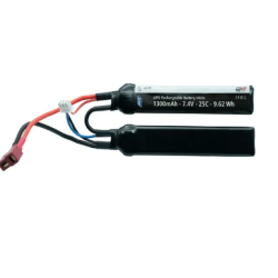BATTERIE LI-PO 7.4V 1300 MAH 2 STICKS T DEAN