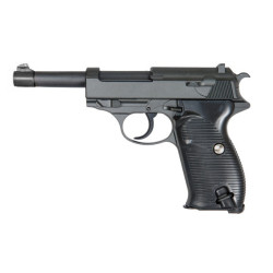 PISTOLET AIRSOFT G21 P38 NOIR FULL MÉTAL - AIRSOFT