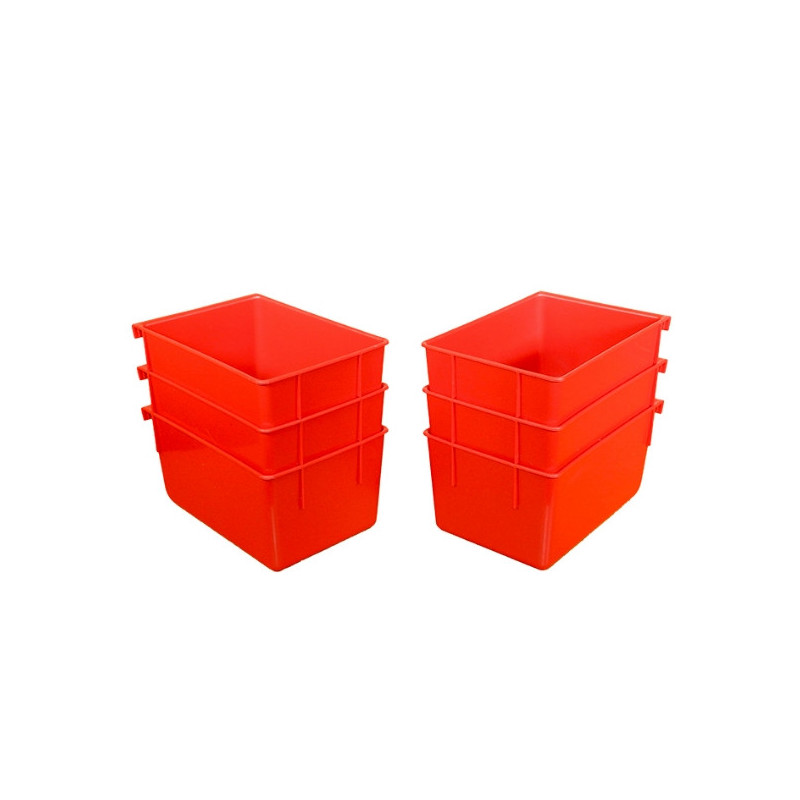 LOT DE 6 BACS DE RANGEMENT SUSPENDUS LEE PRECISION PLASTIC STORAGE BINS