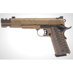 Colombisports - PISTOLET 6MM KP-16 COMPENSATEUR GAZ TAN