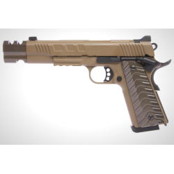 Colombisports - PISTOLET 6MM KP-16 COMPENSATEUR CO2 TAN