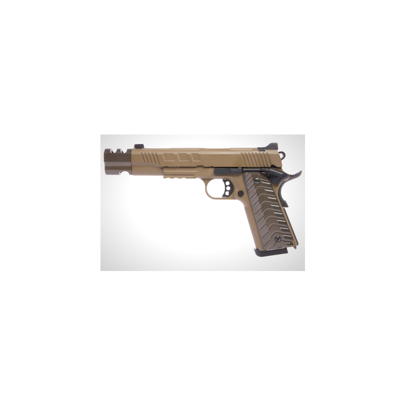 Colombisports - PISTOLET 6MM KP-16 COMPENSATEUR CO2 TAN