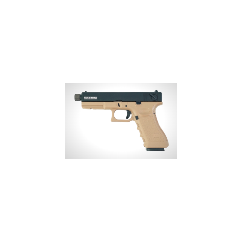 Colombisports - PISTOLET 6MM KP-18 TBC GAZ TAN