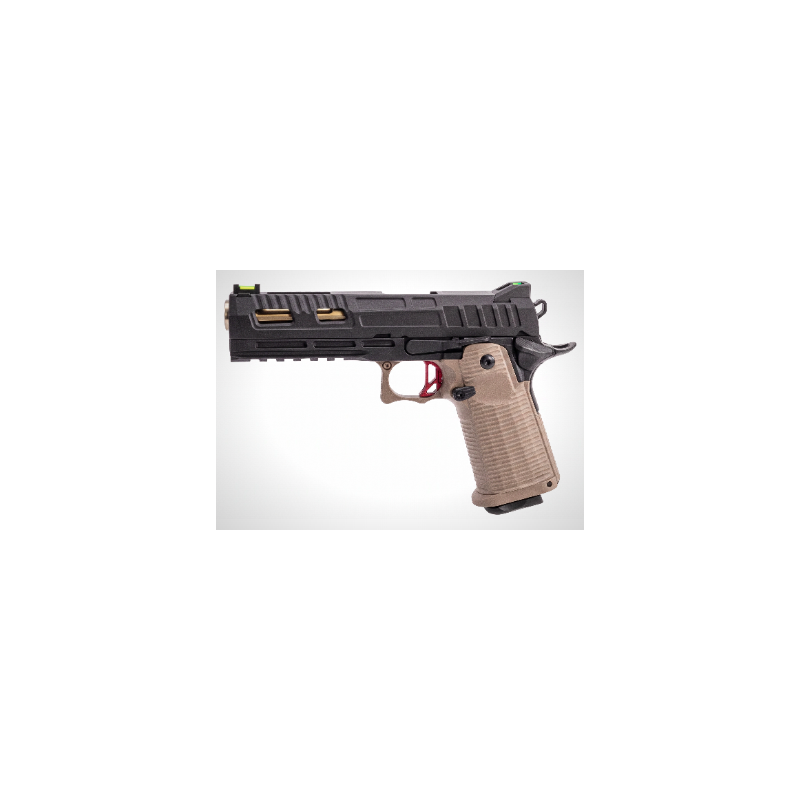 Colombisports - PISTOLET 6MM KP-19S GAZ NOIR ET TAN