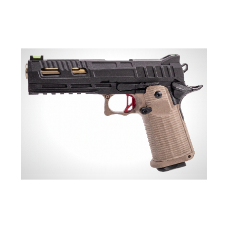 Colombisports - PISTOLET 6MM KP-19S GAZ NOIR ET TAN