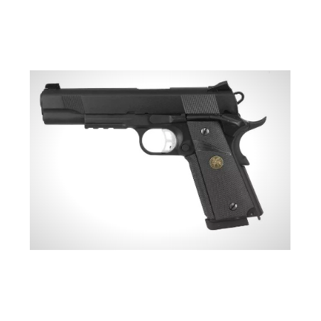 Colombisports - PISTOLET 6MM KJ TAC MASTER CO2 METAL NOIR