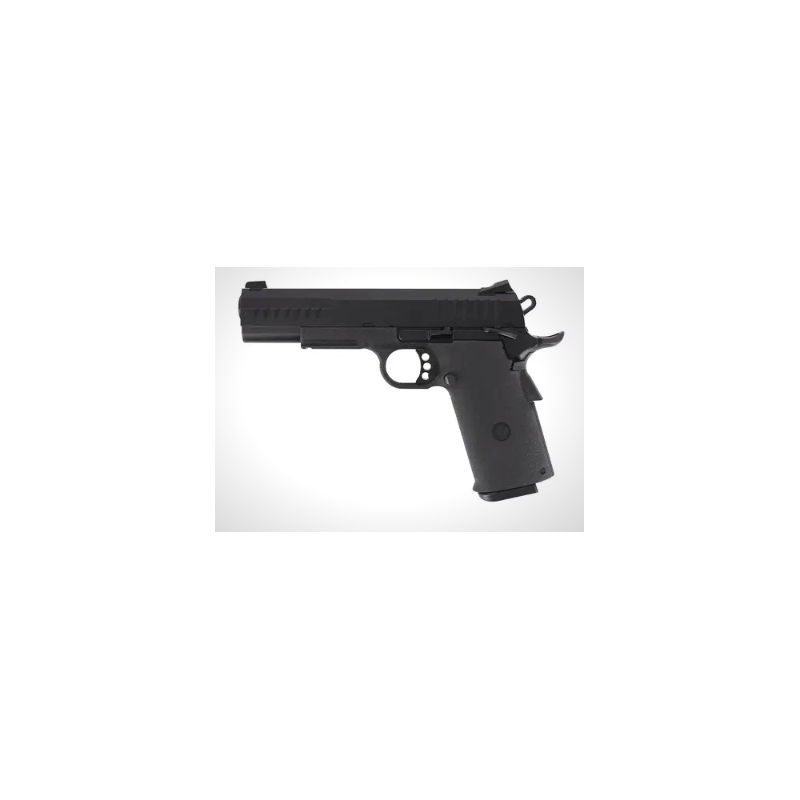 Colombsports - PISTOLET 6MM TACTICAL CUSTOM GAZ METAL NOIR