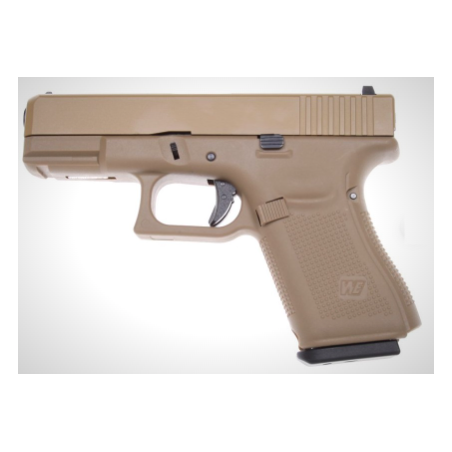 Colombisports - PISTOLET 6MM GAZ W19 GEN5 TAN