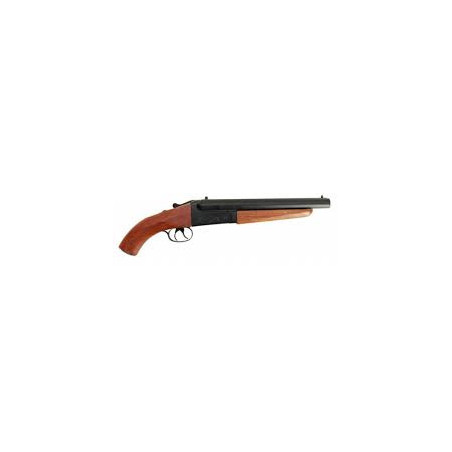 FUSIL A GAZ 6MM DOUBLE CANON BOIS COURT