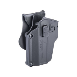 HOLSTER RIGIDE AMOMAX G2 UNIVERSEL GAUCHER NOIR