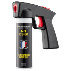 AÉROSOL GAZ CS 100 ML AVEC POIGNÉE - NOUVELLE GÉNÉRATION