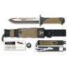 COUTEAU DROIT DE SURVIE K25 THUNDER II