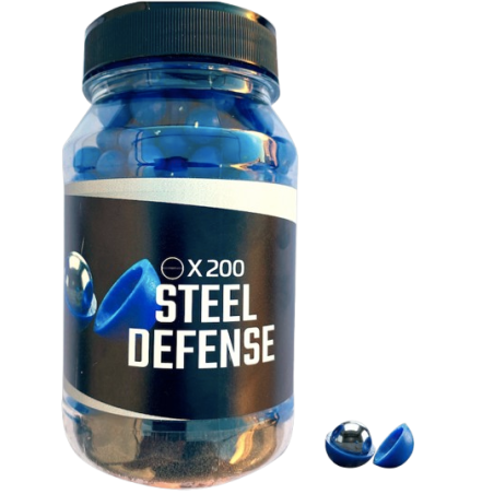 BILLES STEEL DEFENSE CALIBRE 50 X200