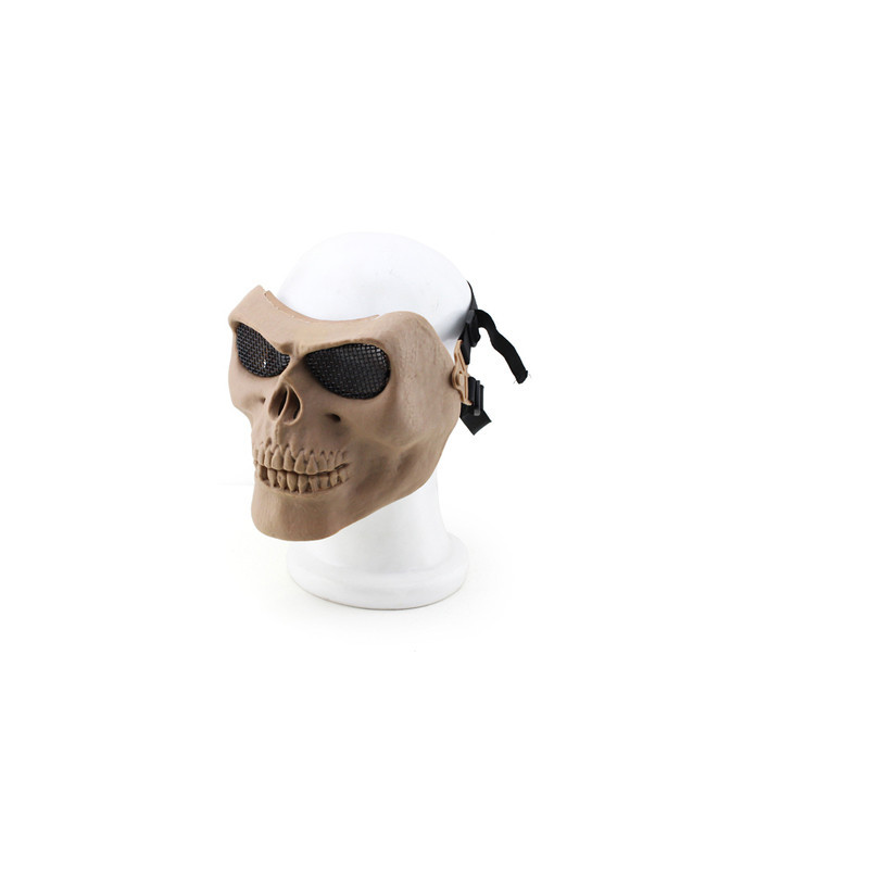 MASQUE SKULL GRILLAGE TAN