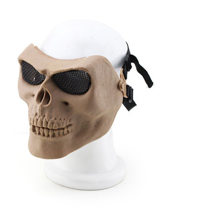 MASQUE SKULL GRILLAGE TAN